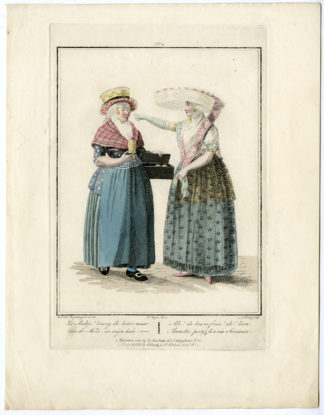 Antique Print - COSTUME-DUTCH-FRIESLAND-BUTTER SELLING-LOUIS PORTMAN after KUYPER - 1808