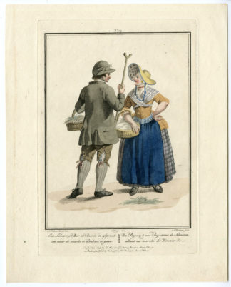 Antique Print - COSTUME-DUTCH-SCHOUWEN-DRESS-ZEELAND-LOUIS PORTMAN after KUYPER - 1808