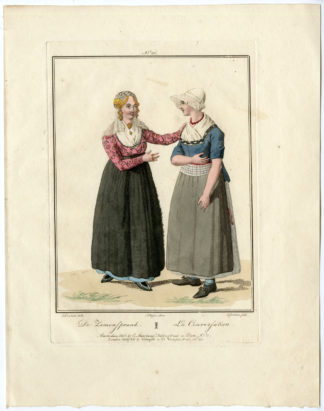 Antique Print - COSTUME-DUTCH-KATWIJK AAN ZEE-VOLENDAM-LOUIS PORTMAN after KUYPER - 1808