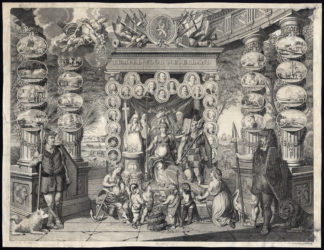 Antique Master Print-ALLEGORY ON DUTCH HISTORY-NETHERLANDS-Visser-1794