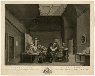 Antique Print-DRAWING ROOM-FELIX MERITIS-Kuyper & Barbiers-Vrijdag-Vinkeles-1801
