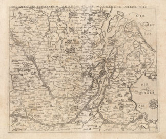 Antique Map-BRABANT-NETHERLANDS-BELGIUM-Georg Keller-Lundorp-Bellus-1627