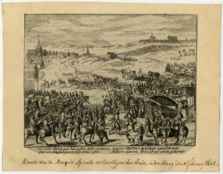 Antique Print-80-YEARS WAR-HOLLAND-1609 TRUCE-Baudartius-1616
