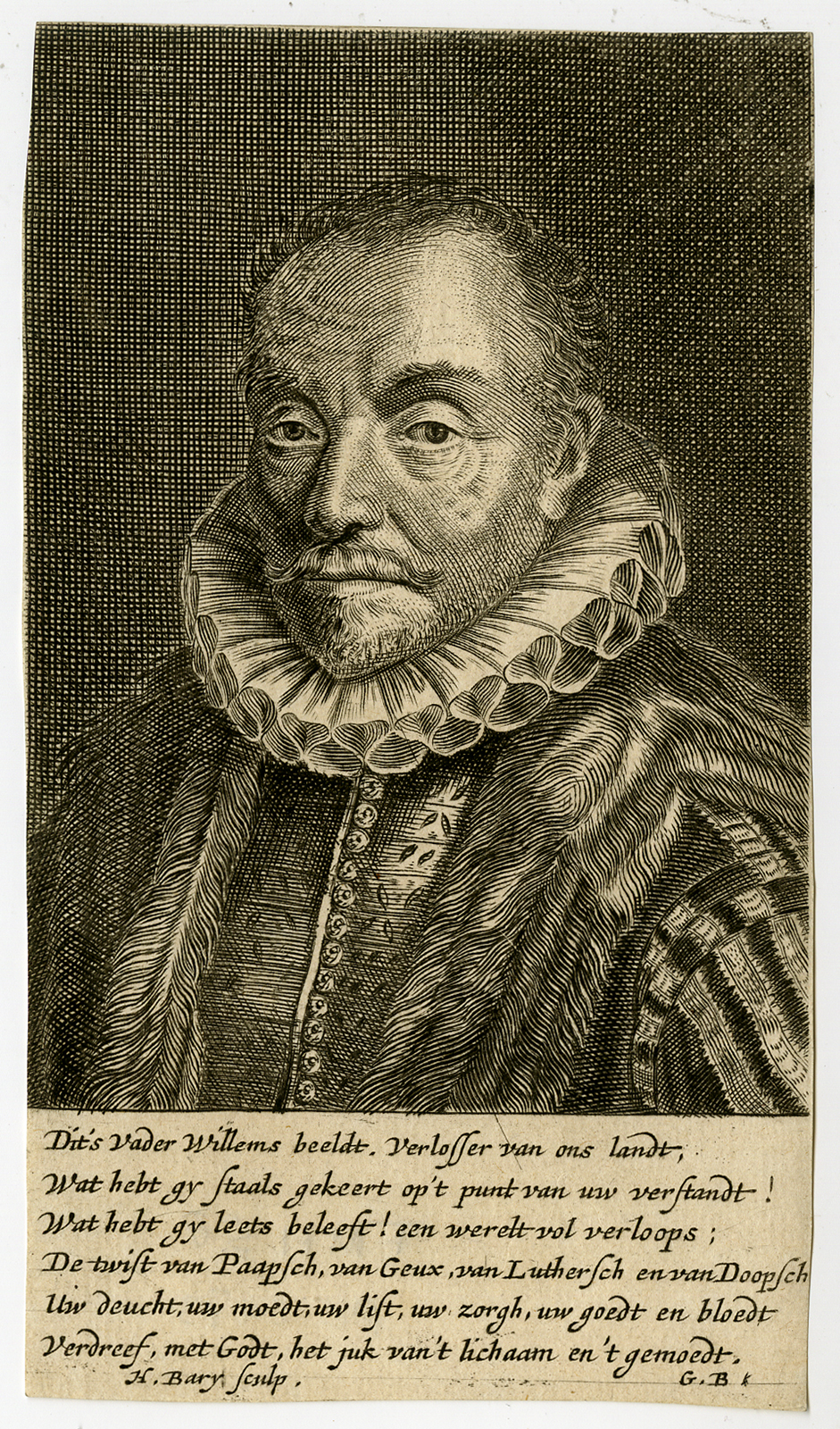 , Antique Print-WILLIAM I OF ORANGE-Bary-ca. 1670, Pictura Antique Prints