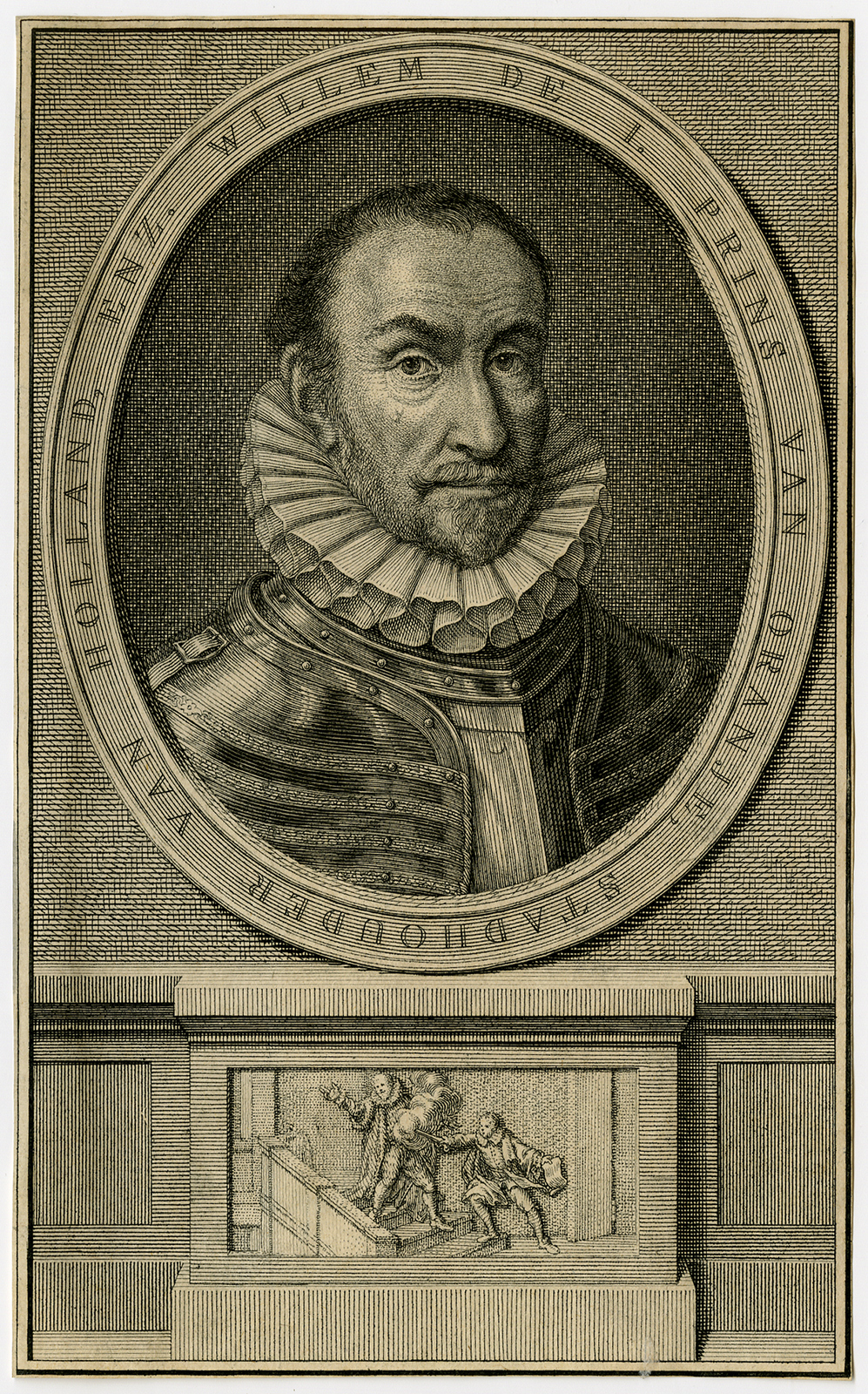 , Antique Print-WILLIAM I OF ORANGE-Philips-ca. 1750, Pictura Antique Prints