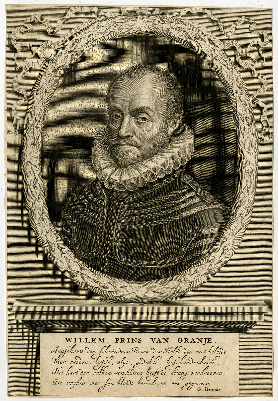 , Antique Print-WILLIAM I OF ORANGE-Anonymous-ca. 1680, Pictura Antique Prints