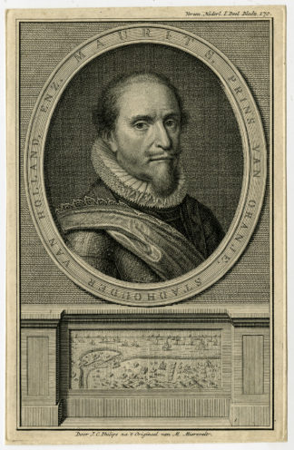 Antique Print-MAURICE OF ORANGE-Philips-ca. 1750