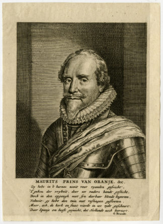 Antique Print-MAURICE OF ORANGE-Brandt-ca. 1660