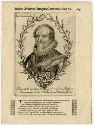 Antique Print-MAURICE OF ORANGE-Scriverius-1667