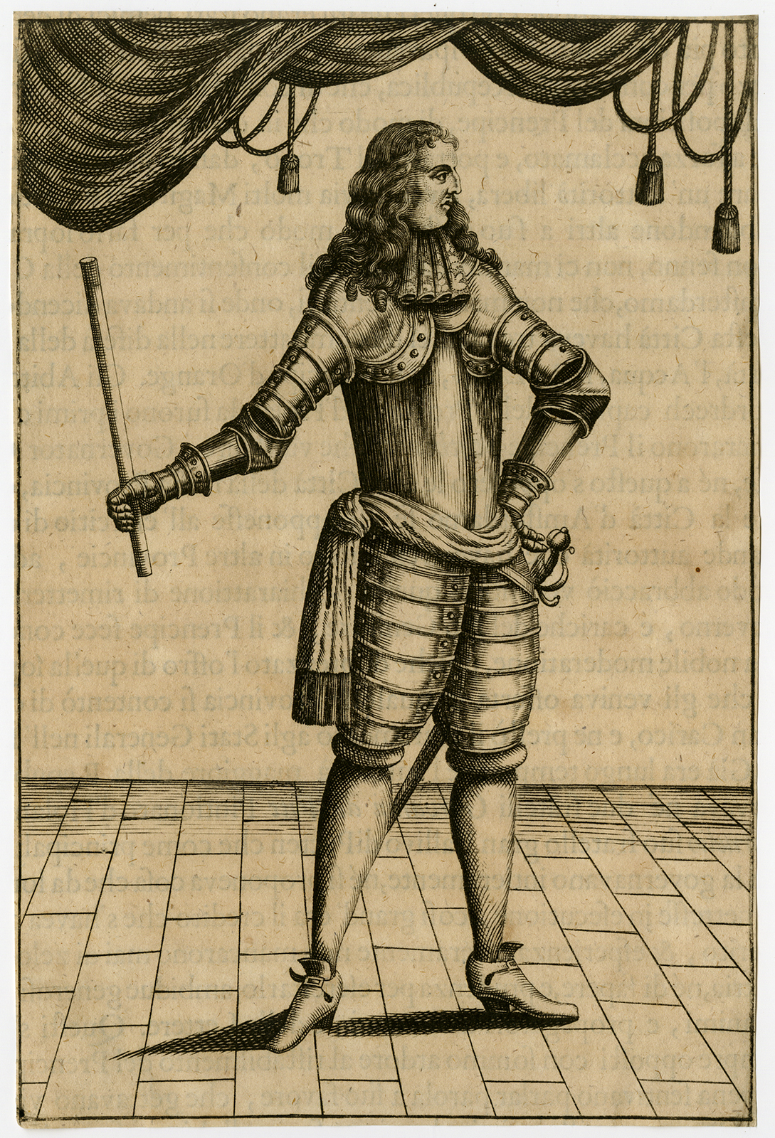 , Rare Antique Print-WILLIAM III OF ORANGE-ROYALTY-Anonymous-ca. 1670, Pictura Antique Prints