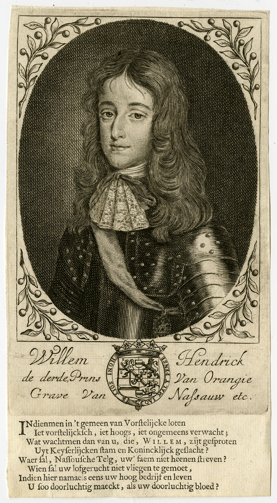 , Antique Print-WILLIAM III OF ORANGE-Anonymous-ca. 1660, Pictura Antique Prints
