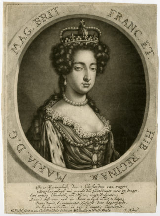 Antique Print-MARY STUART-Valck-ca. 1700