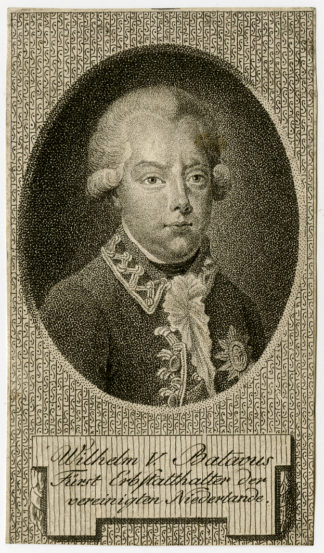 5 Rare Antique Prints-WILLIAM V-WILHEMINA OF PRUSSIA-CHILDREN-Anonymous-ca. 1780
