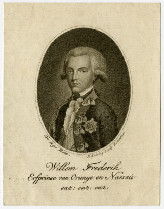 5 Rare Antique Prints-WILLIAM V-WILHEMINA OF PRUSSIA-CHILDREN-Roosing-ca. 1780