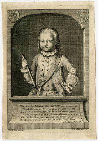 Antique Print-WILLIAM V OF ORANGE-Bakker-1752