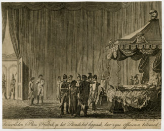 Antique Print-WILLIAM GEORGE FREDERICK ORANGE-DEATHBED-Groeneveld-Brouwer-1794