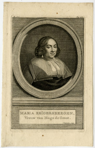 Antique Print-MARIA REIGERSBERGEN-HUGO DE GROOT-Houbraken-ca. 1760