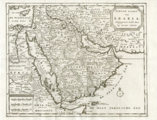 Antique Print-ARABIA-MIDDLE EAST-EGYPT-RED SEA-SAUDI ARABIA-Keizer-1732