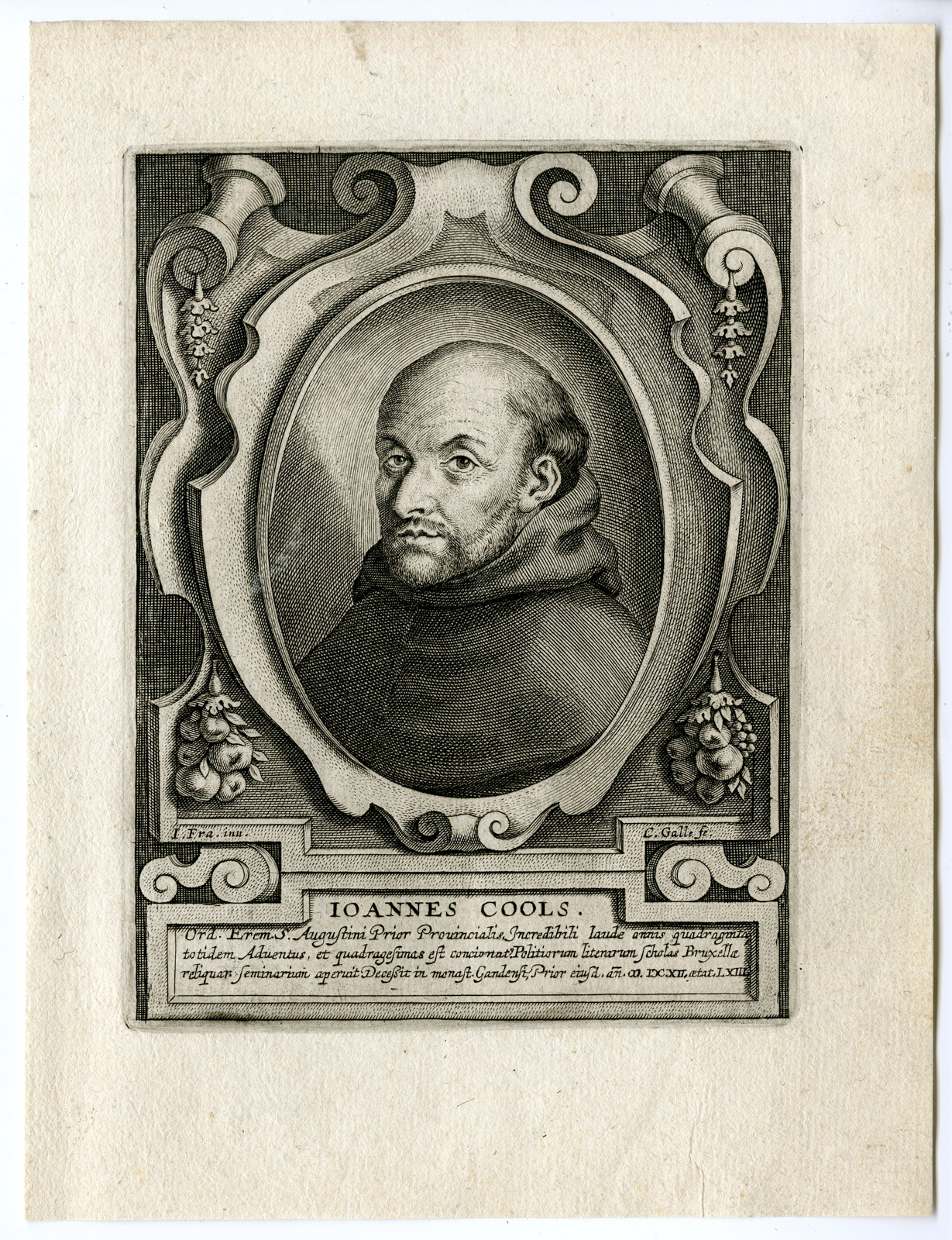 , 30 Antique Master Prints-AUGUSTINE ORDER-Galle-1636, Pictura Antique Prints