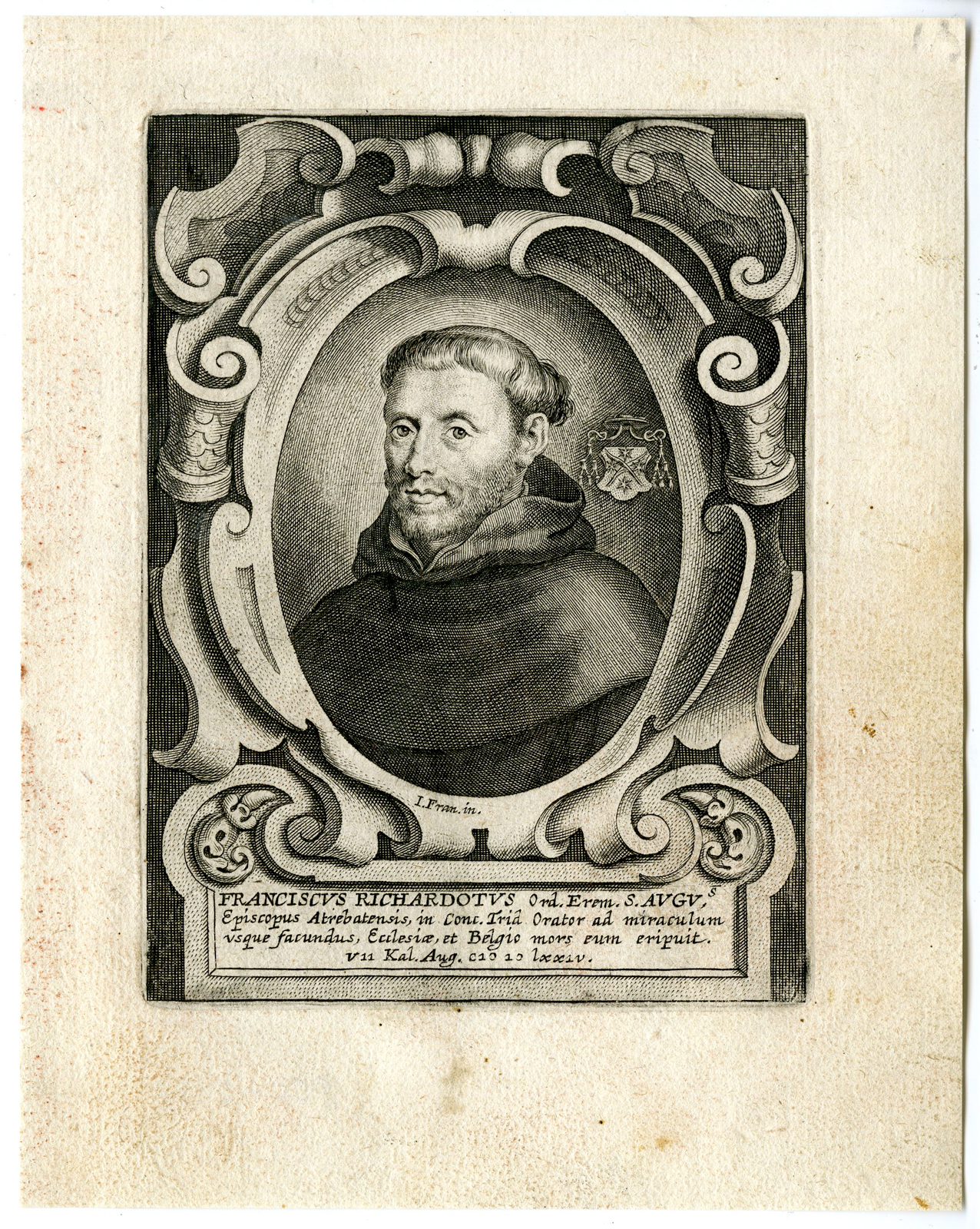 , 30 Antique Master Prints-AUGUSTINE ORDER-Galle-1636, Pictura Antique Prints