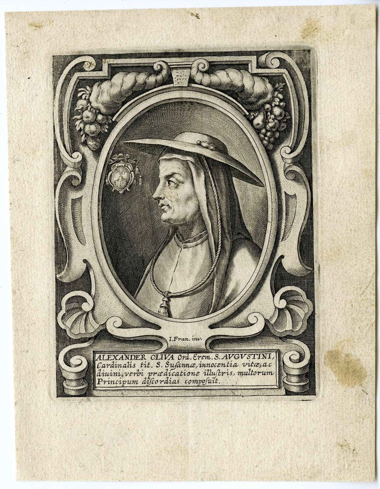 , 30 Antique Master Prints-AUGUSTINE ORDER-Galle-1636, Pictura Antique Prints