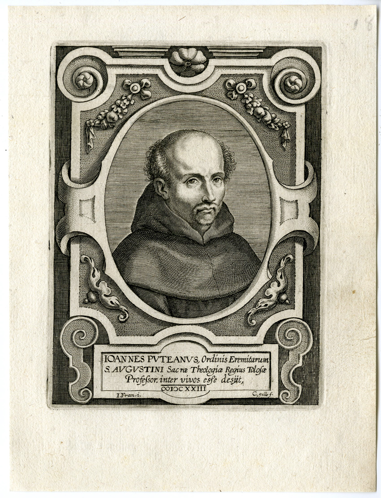 , 30 Antique Master Prints-AUGUSTINE ORDER-Galle-1636, Pictura Antique Prints
