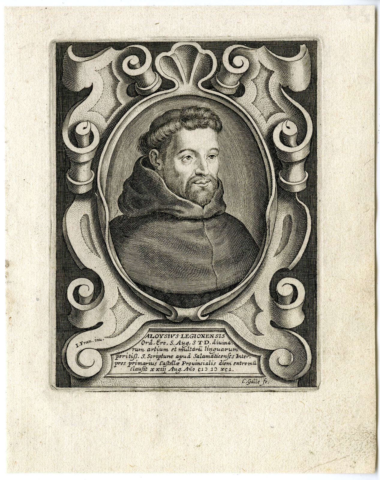 , 30 Antique Master Prints-AUGUSTINE ORDER-Galle-1636, Pictura Antique Prints