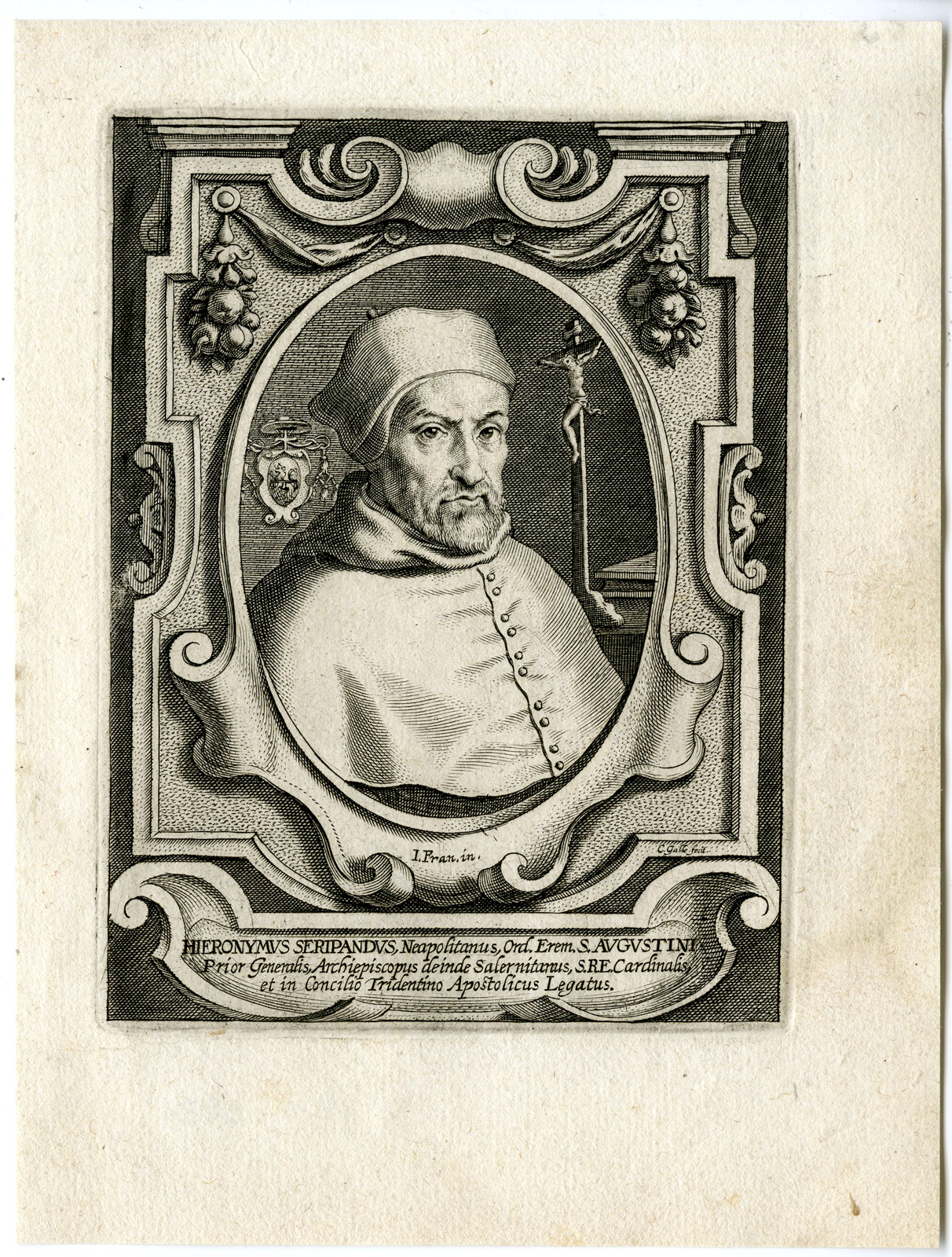 , 30 Antique Master Prints-AUGUSTINE ORDER-Galle-1636, Pictura Antique Prints