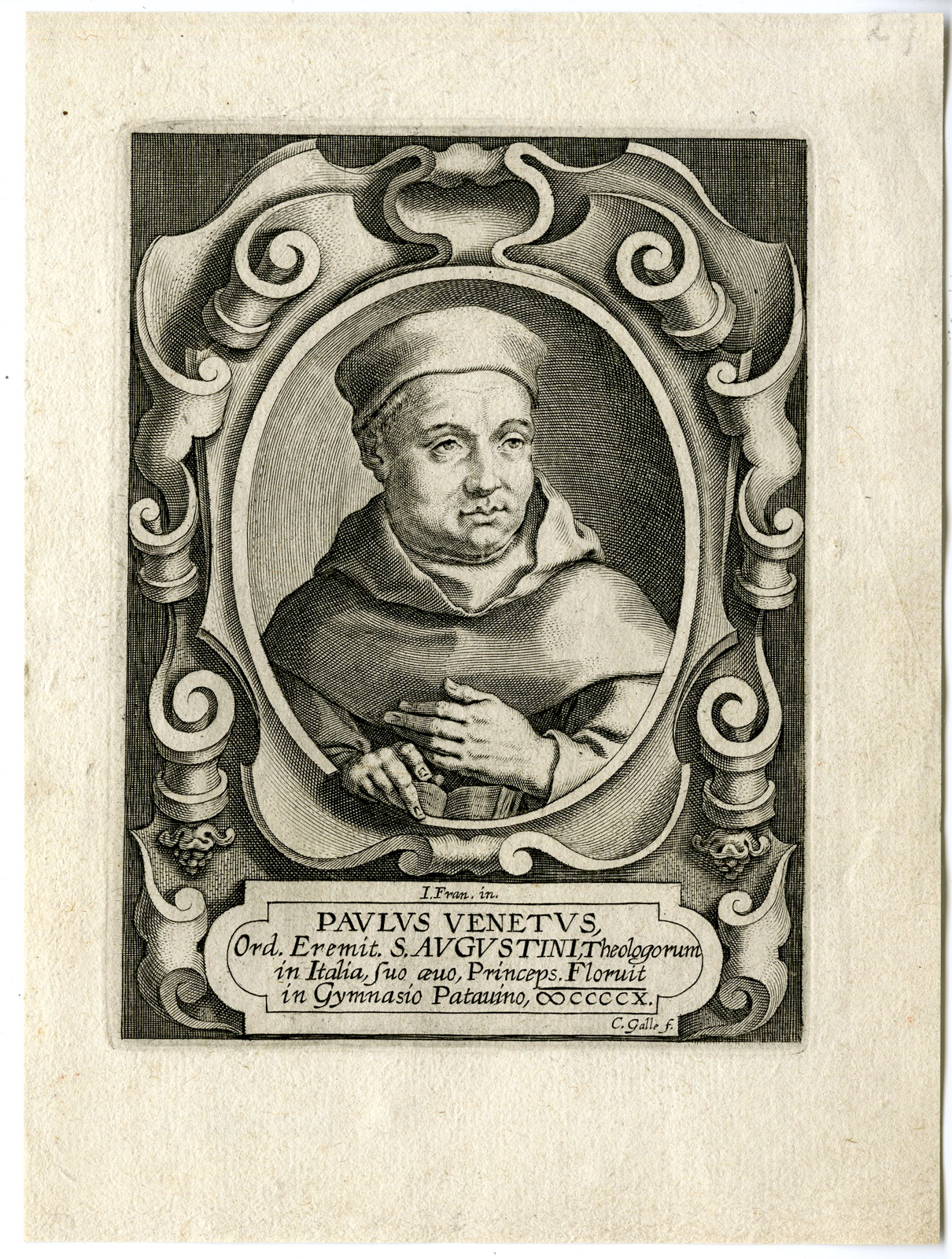 , 30 Antique Master Prints-AUGUSTINE ORDER-Galle-1636, Pictura Antique Prints