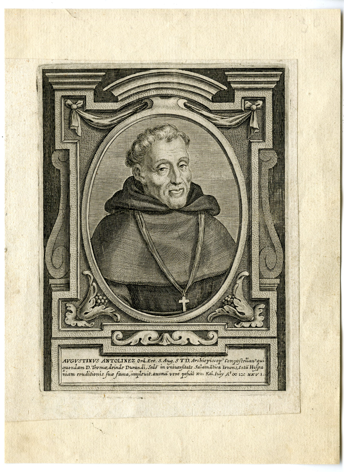 , 30 Antique Master Prints-AUGUSTINE ORDER-Galle-1636, Pictura Antique Prints