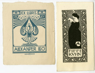 Bookplate - Ex-Libris Collection - ART NOUVEAU-JUGENDSTIL - [mostly Austrian - c. 1905]