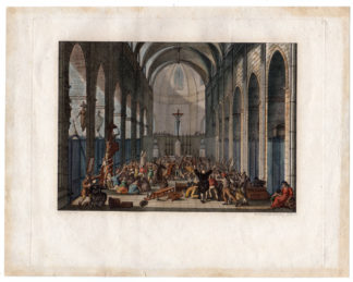 Antique Print-HISTORY-FRENCH REVOLUTION-CHURCH-Bulthuis-Vinkeles & Vrijdag-1796