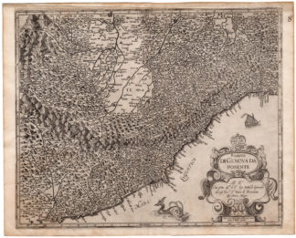 Antique Print-GENOVA-RIVIERA-PIEMONTE-ITALY-Magini-Wright-1613