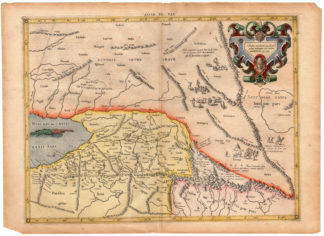 Antique Print-TURKESTAN-AFGHANISTAN-STEPPE-NOMADS-Ptolemy-Mercator-1578