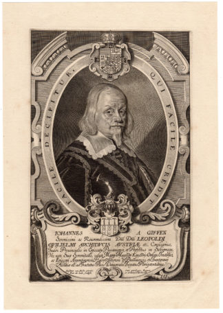 Antique Print-PORTRAIT-JOHANNES VAN GIFFEN-PEACE TREATY MUNSTER-Hulle-Jode-1649