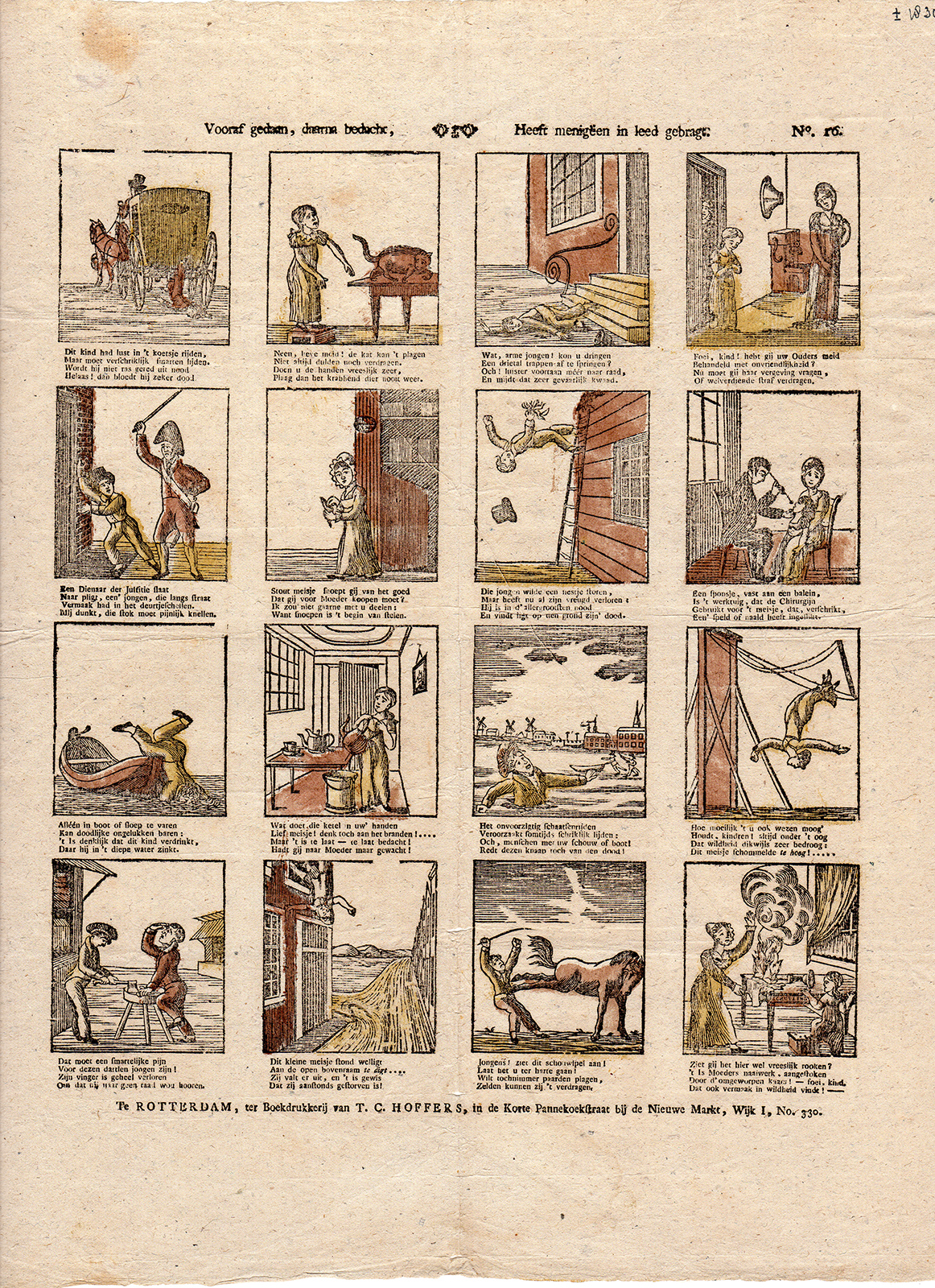 , Antique Print-CATCHPENNY-MORALS-LOOK BEFORE YOU LEAP-Hoffers-c. 1830, Pictura Antique Prints