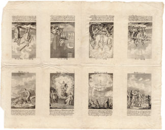 Antique Print-NEW TESTAMENT-MATTHEW-MARK-UNCUT SHEET-Anonymous-c.1750