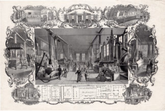 Antique Print-TRADE EXHIBITION OF 1849-DELFT-STEAM ENGINE-INDUSTRY-Mieling-1849