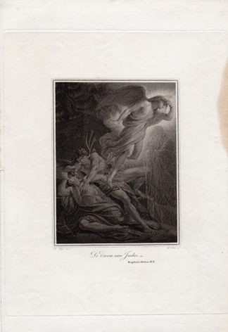 10 Antique Prints-JESUS CHRIST-CRUCIFIXION-JUDAS-BARABAS-BIBLE-Fuger-John-1803