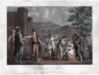 Antique Print-WILLIAM TELL-SWITZERLAND-FOLKLORE-WILHELM-Le Grand-c. 1770
