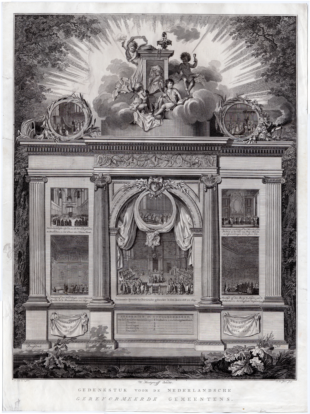 Pcom 0113 416x554 Antique Print-PROOF-REFORMED CHURCH-THE NETHERLANDS-JOHN CALVIN-Kok-Jonxis-1791