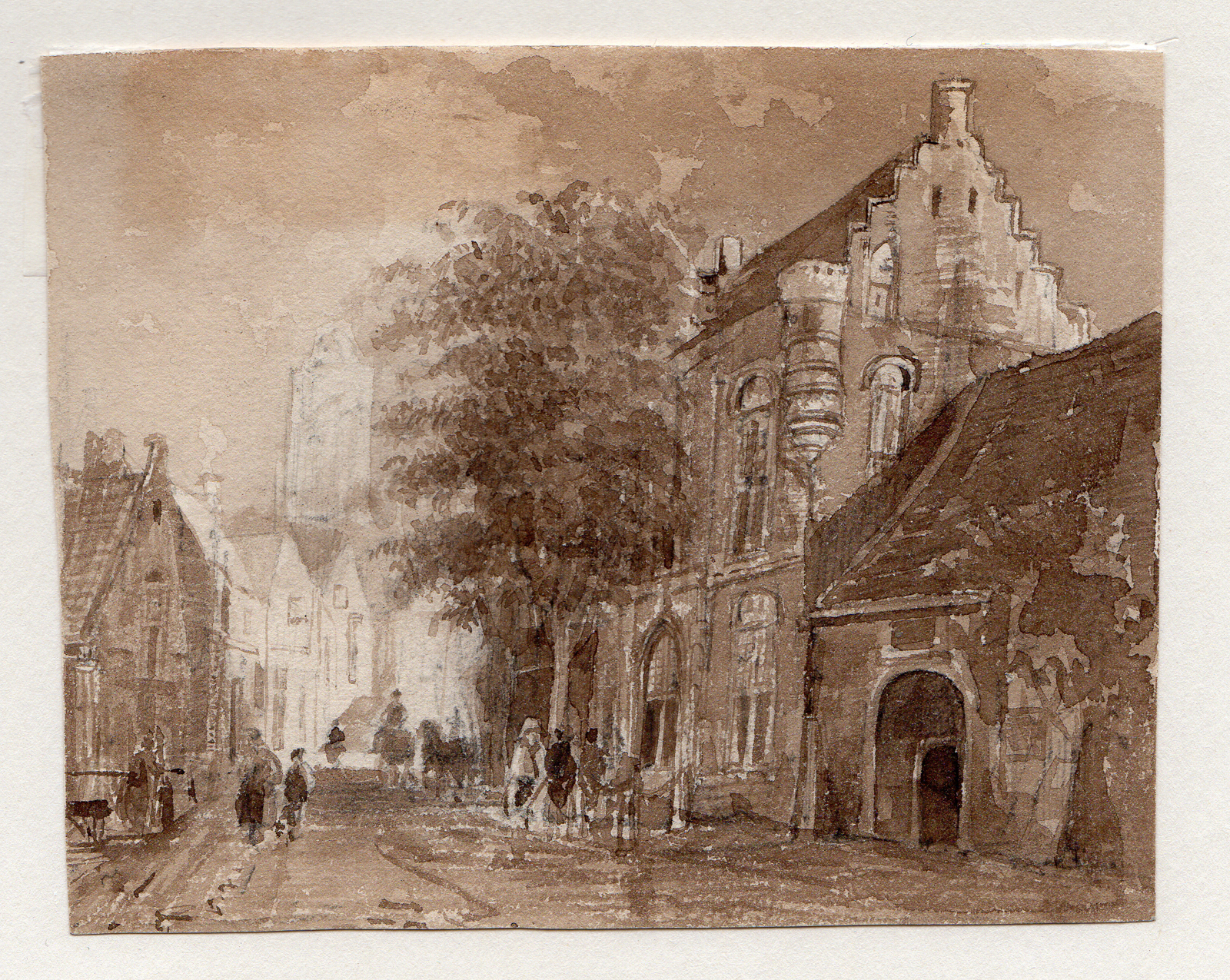 , Antique Drawing-BIRTHHOUSE-MAARTEN VAN ROSSUM-ZALTBOMMEL-Springer-19th.c., Pictura Antique Prints