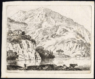 32 Antique Master Prints-COLLECTION-MOUNTAIN-SWITZERLAND-PROOFS-Hess-1780