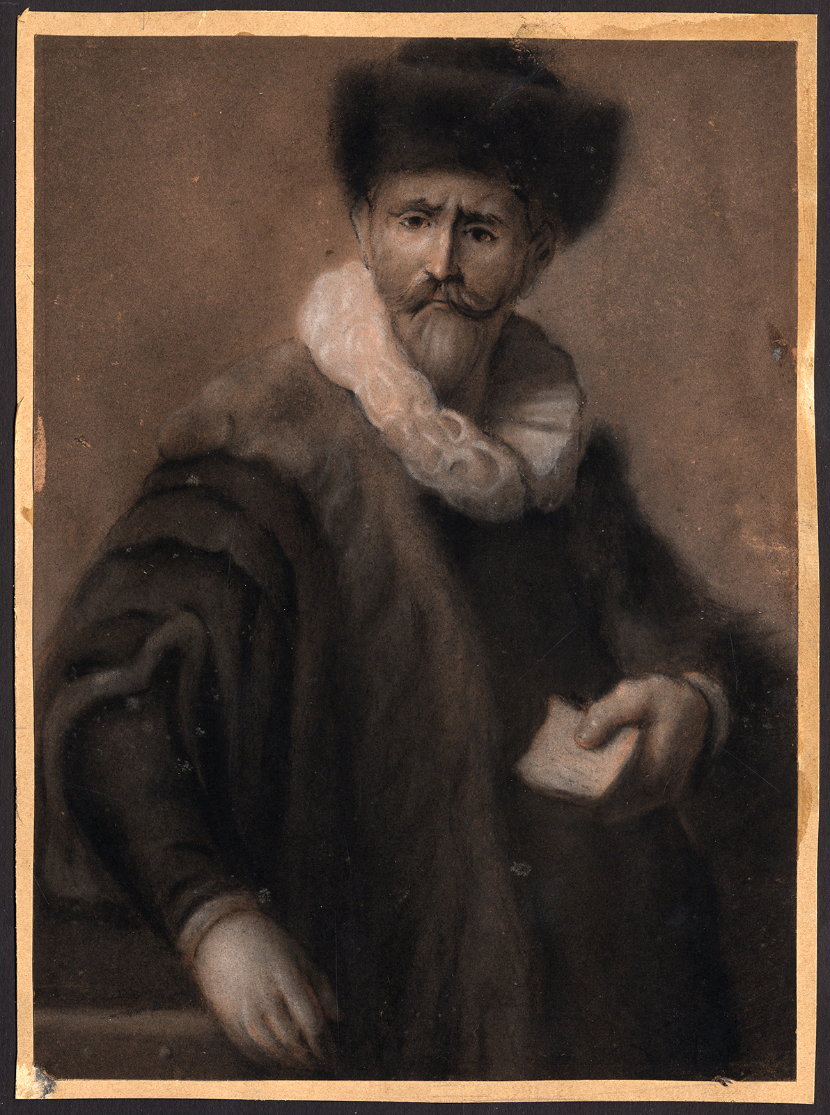 Ab7421 416x558 Antique Drawing-PORTRAIT NICHOLAES RUTS-after Rembrandt-19th.c.
