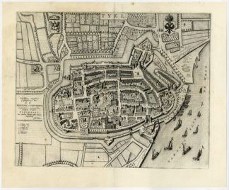 Antique Print-TIEL-TYEL-TYELENSIS-Blaeu-1649