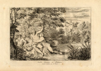 Antique Print-STUDY OF A NAKED WOMAN-Picart-1734