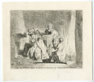 Antique Print-MARCUS CURIUS-REMBRANDT-Picart-1734