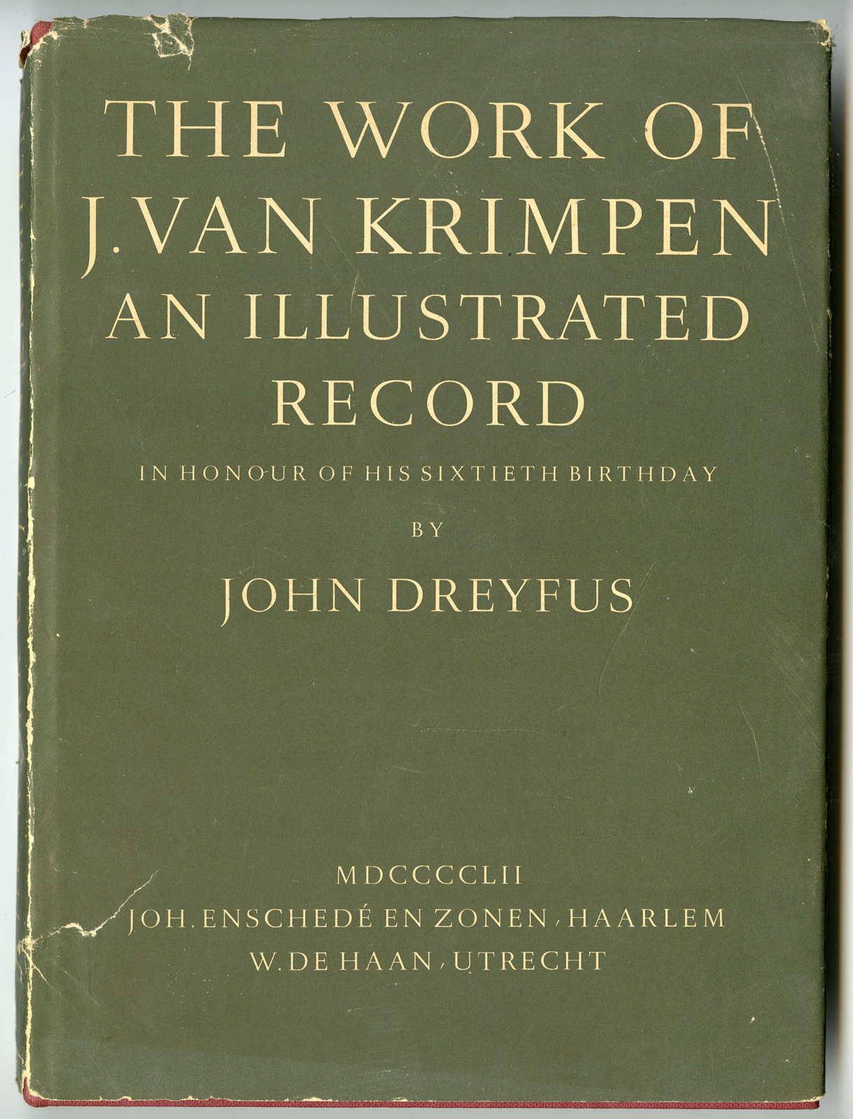 , The Work of Jan van Krimpen. A Record in Honour of His Sixteeth Birthday., Pictura Antique Prints