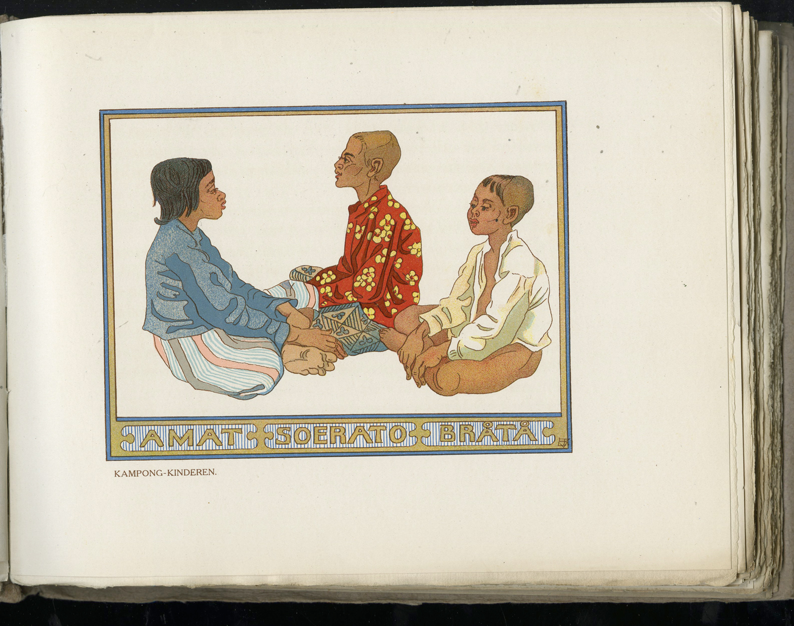 , Java. Beelden van volksleven en bedrijf, getekend en toegelicht door Emile van Kerckhoff., Pictura Antique Prints