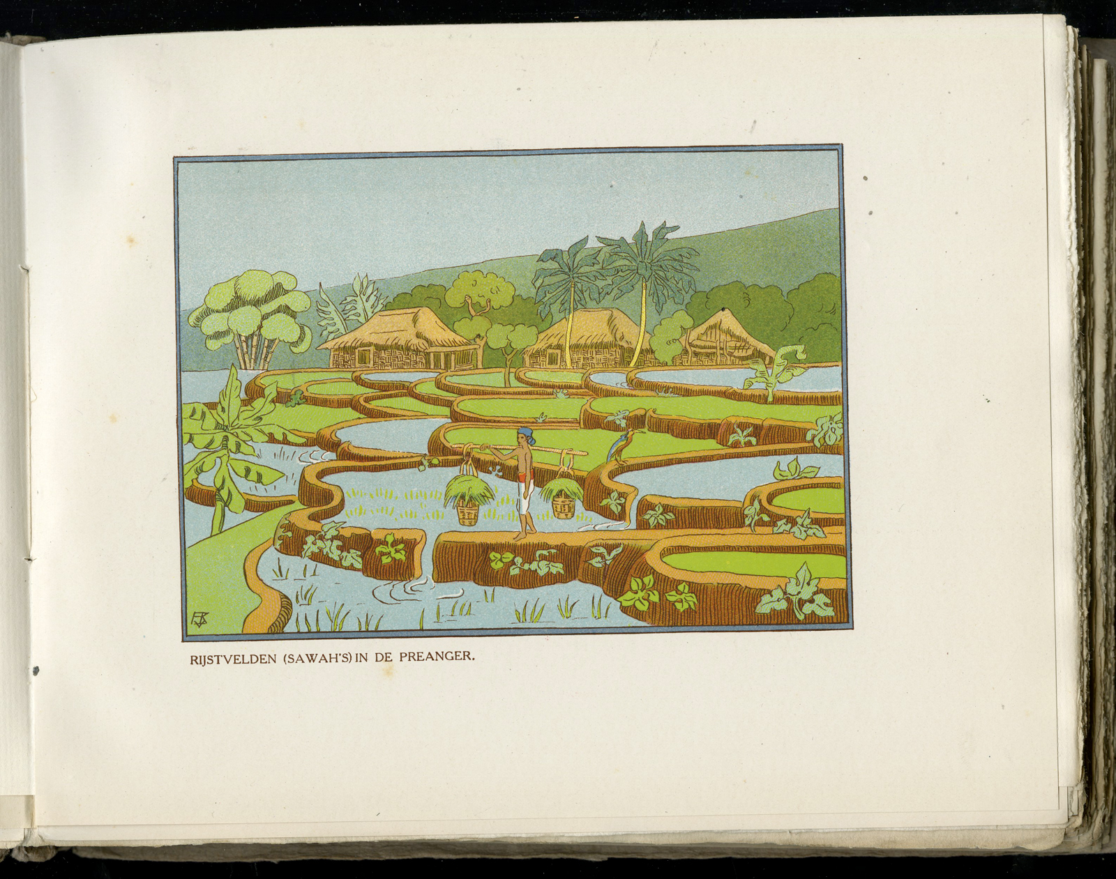, Java. Beelden van volksleven en bedrijf, getekend en toegelicht door Emile van Kerckhoff., Pictura Antique Prints